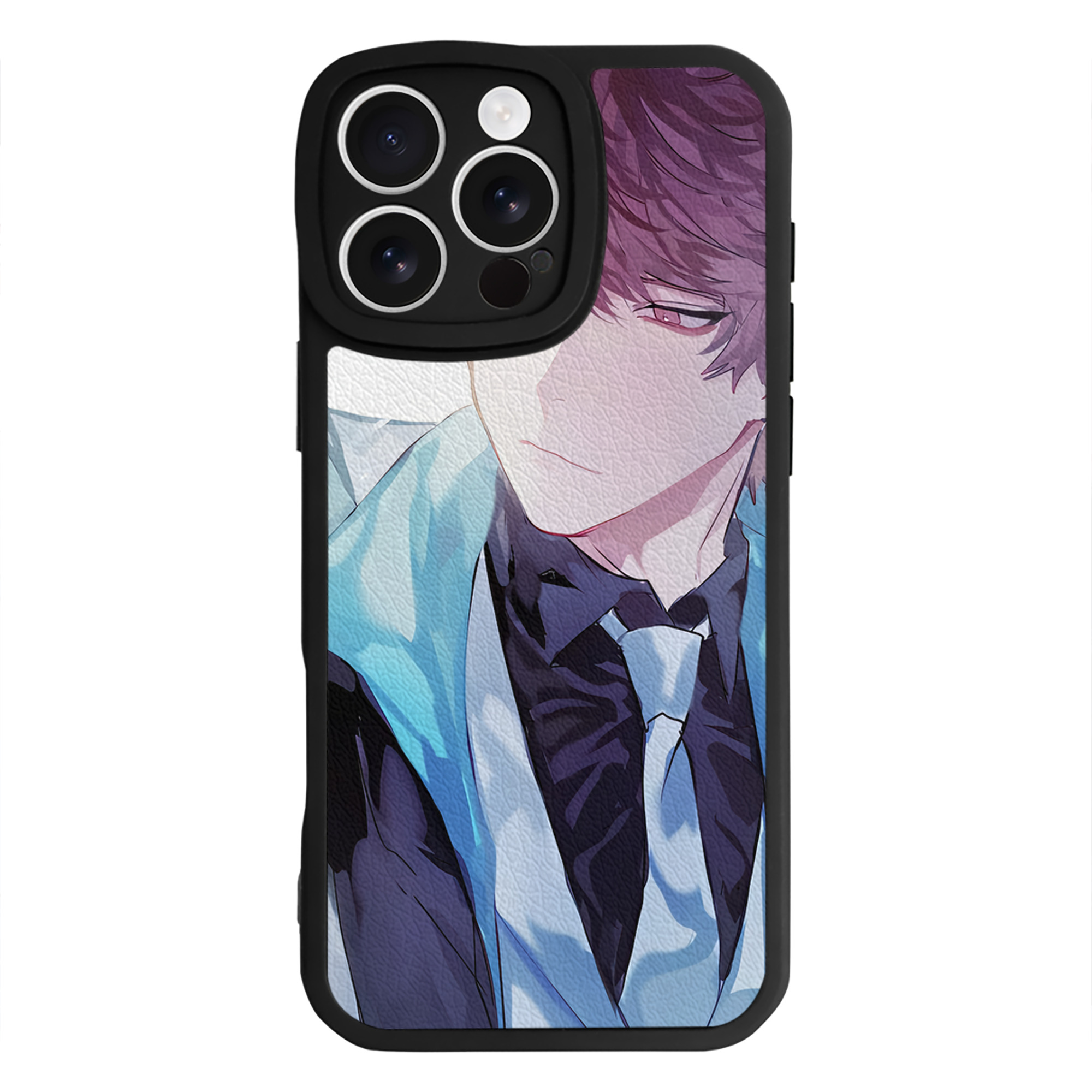 （画像用） ハイキュー!! Haikyu!! 【iPhone 16シリーズ対応】シリコンスマホケース（レザー調） 材質：シリコン